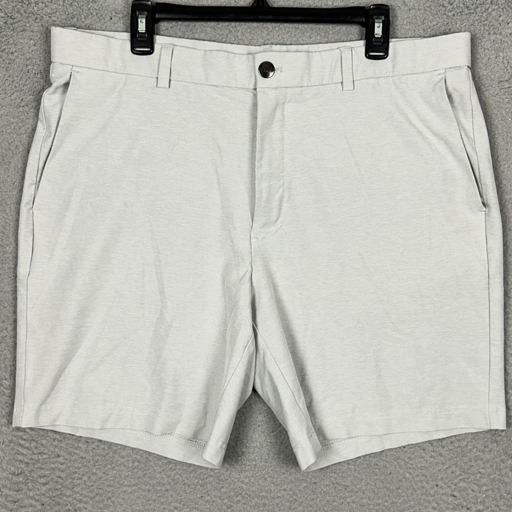 Callaway Shorts Mens 38 Opti-Dri Light Grey Golf Performance Stretch Golfing EUC